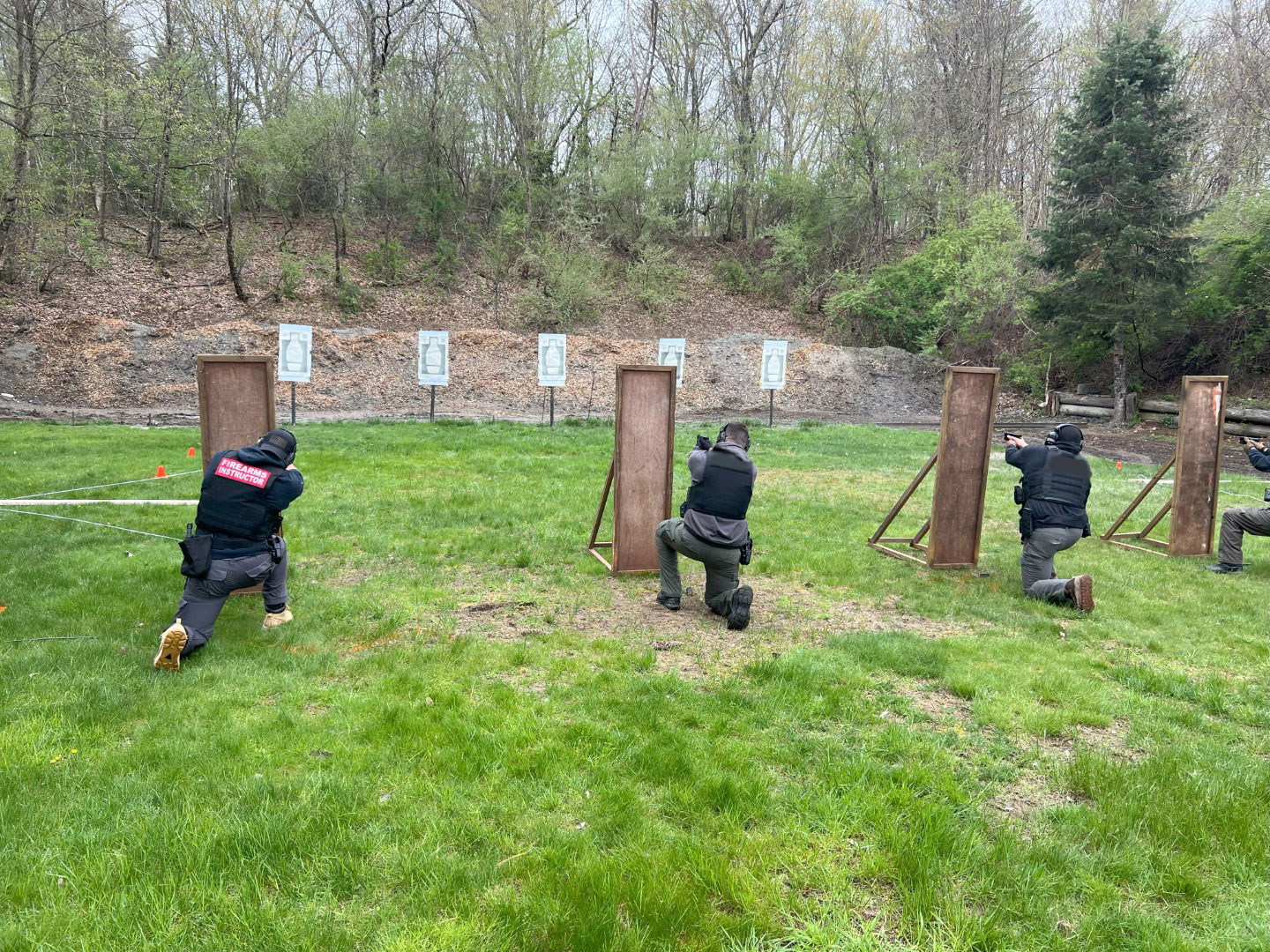 firearms-instruction-(Large) NRA & FBI Certified Instructor field training area in RI