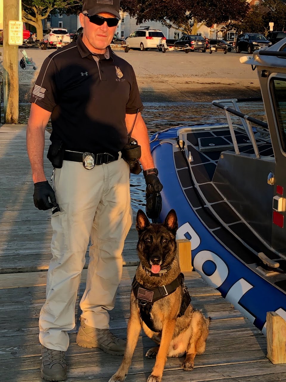 practical-threat-k9 K9 security expert and dog